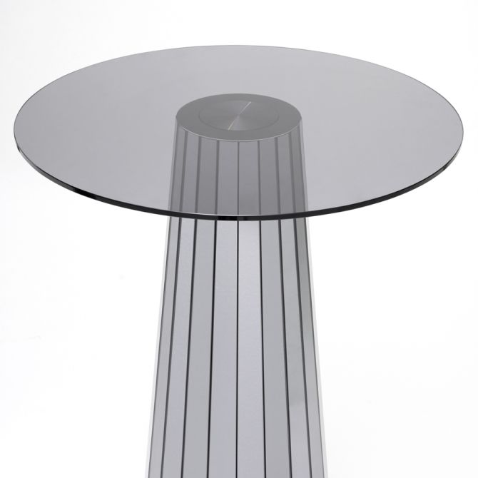 Moderner Spiegelkreis Glas Kaffeetafel für das moderne Wohnzimmer 64x64 8