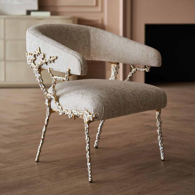 Metallrahmen Samt Leder Sessel Wohnzimmer Wohnzimmer Leder Akzent Stühle 6