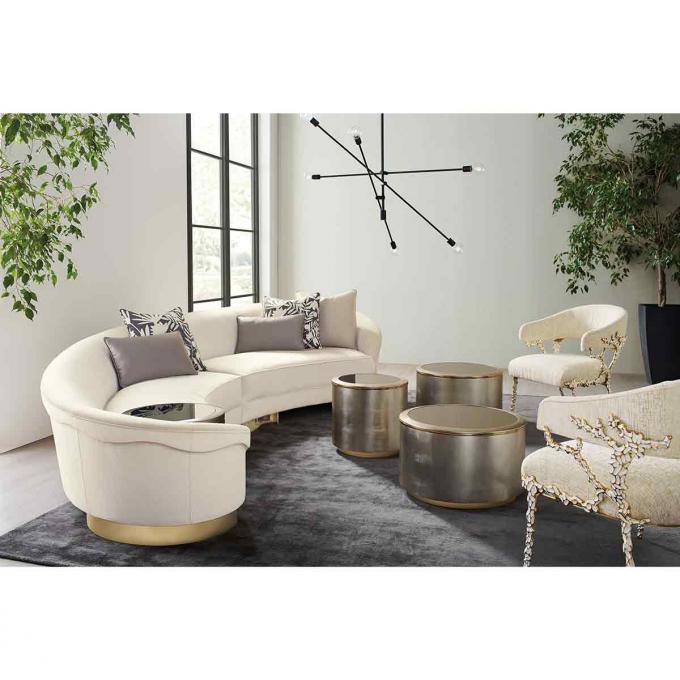 Metallrahmen Samt Leder Sessel Wohnzimmer Wohnzimmer Leder Akzent Stühle 5