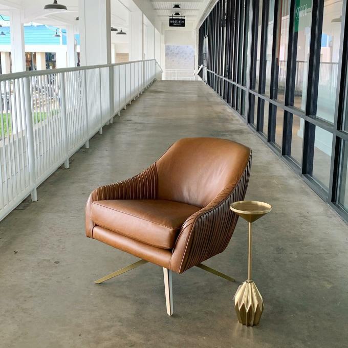 ODM Moderne Drehstuhl Metallbasis Für Büro Freizeit Wohnzimmer 8