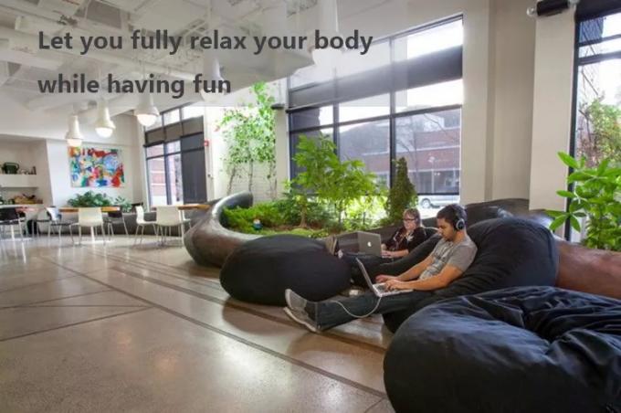 Außen 7Ft Riesen Bohnen Tasche Lounge Chair Weiches False Pelz Stoff EPS Füllung 18
