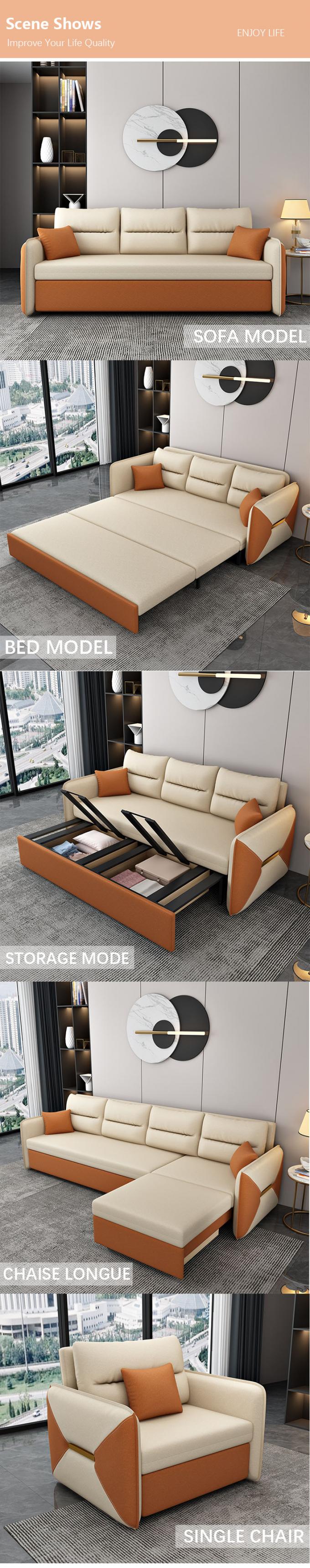 Wohnzimmermöbel Wandsofa Bett Liebenssitz Schlafraum 5