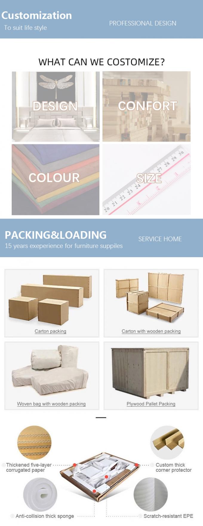 Wohnzimmer Ruhebereich Empfangsstuhl Set mit individueller Größe und Drei-Sitzer-Velvet-Sofa 8