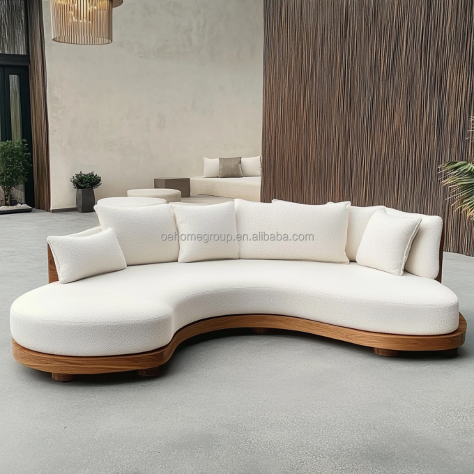 Wohnzimmermöbel Nordic Velvet Sofa Leicht Luxus kreatives Doppelsitzsofa Stuhl mit Stoff-Bedeckungsmaterial 4