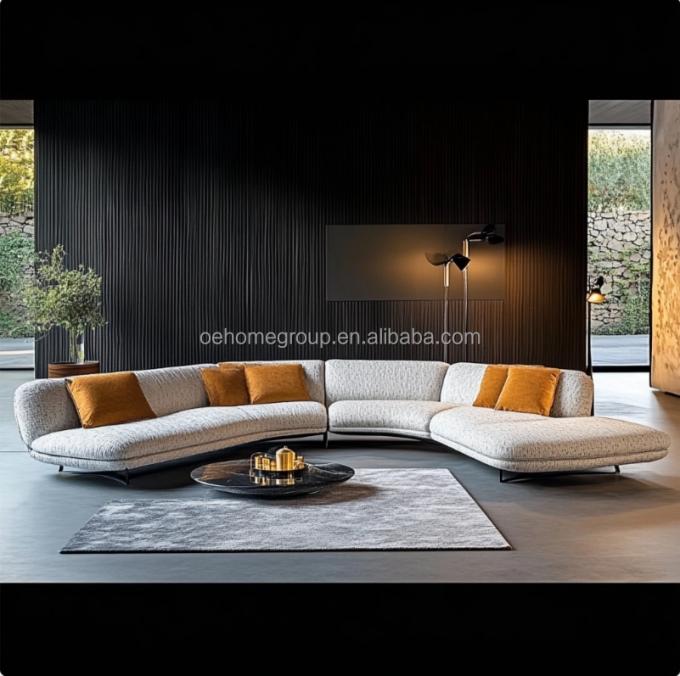 Sofa für minimalistische Wohnzimmer italienische Mode für Entspannung und Komfort in der Freizeit 4