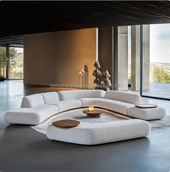 Sofa für minimalistische Wohnzimmer italienische Mode für Entspannung und Komfort in der Freizeit 6