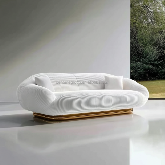 2 Liegestelle italienische Sofas Wohnmöbel Modernes Design Luxus Wohnzimmermöbel 2