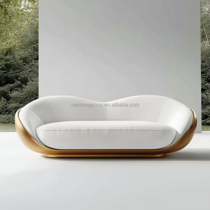 2 Liegestelle italienische Sofas Wohnmöbel Modernes Design Luxus Wohnzimmermöbel 5