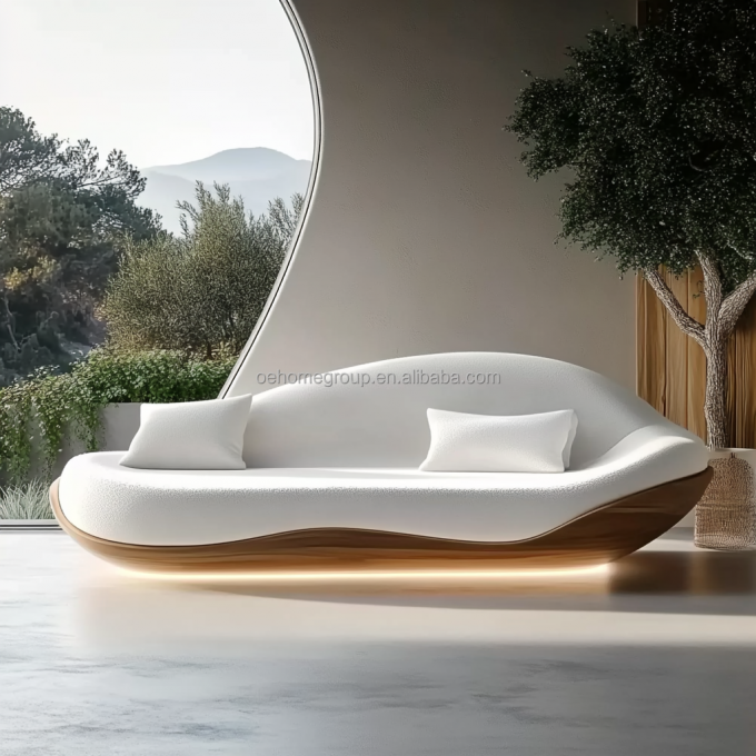 2 Liegestelle italienische Sofas Wohnmöbel Modernes Design Luxus Wohnzimmermöbel 6