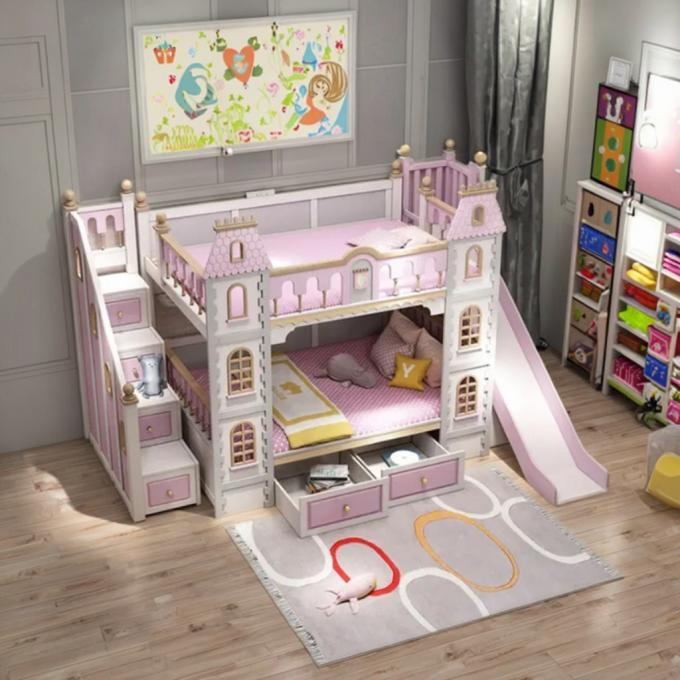 Muss haben Blau Schlafzimmer Möbel Massivholz und MDF Bunk Bett Für Jungen In Blau 2
