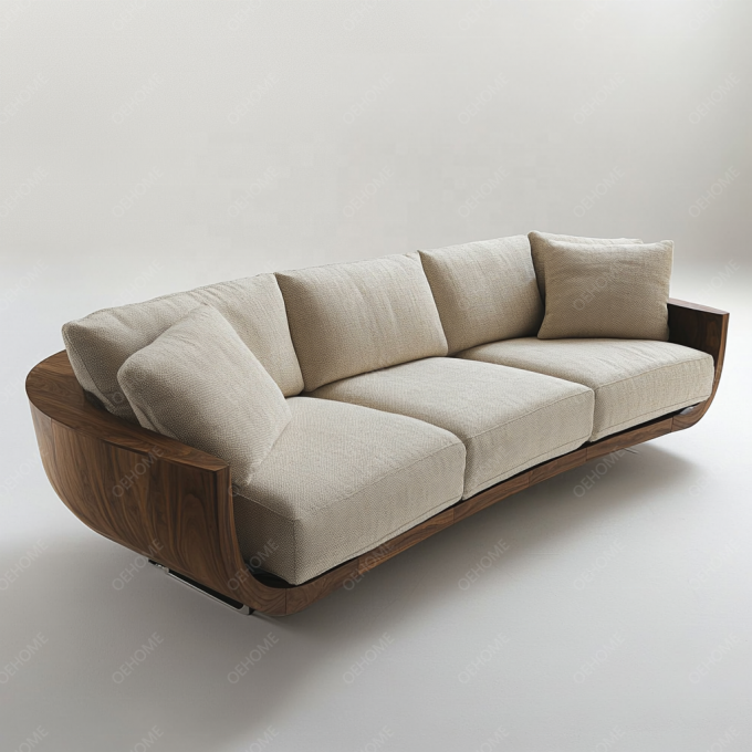 Modernes weißes Holzbein Chesterfield Sofa mit individueller Farbe und Luxusdesign 7