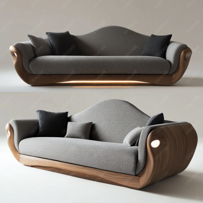 Modernes weißes Holzbein Chesterfield Sofa mit individueller Farbe und Luxusdesign 11