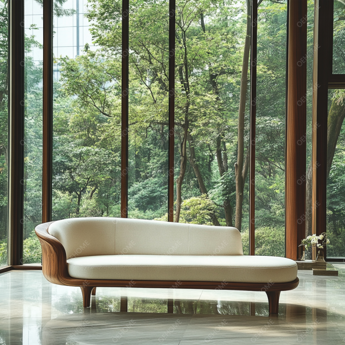 Anpassbares modernes Sofaset mit einfachen Wohnzimmerkunst Holzbeinen und Ecke Funktion, um eine entspannte Atmosphäre zu schaffen 7