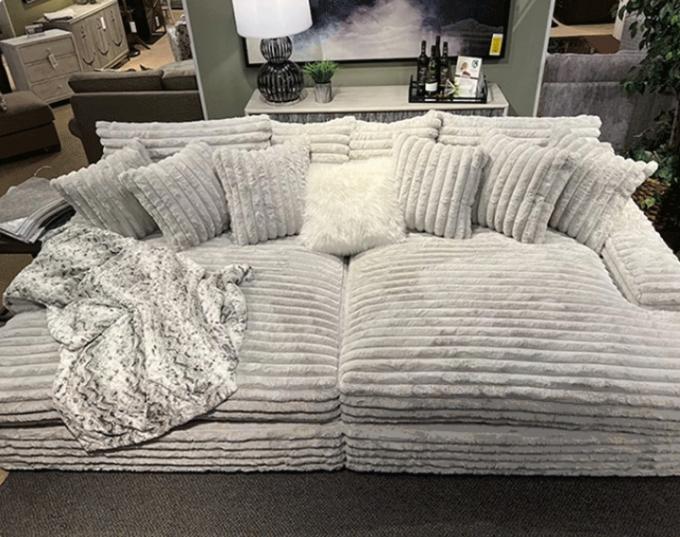 Modernes Cord-Stoff Chaise Lounge Loveseat Sofa Set Tür-zu-Tür Kino Schläfer für modernes Wohnzimmer 10