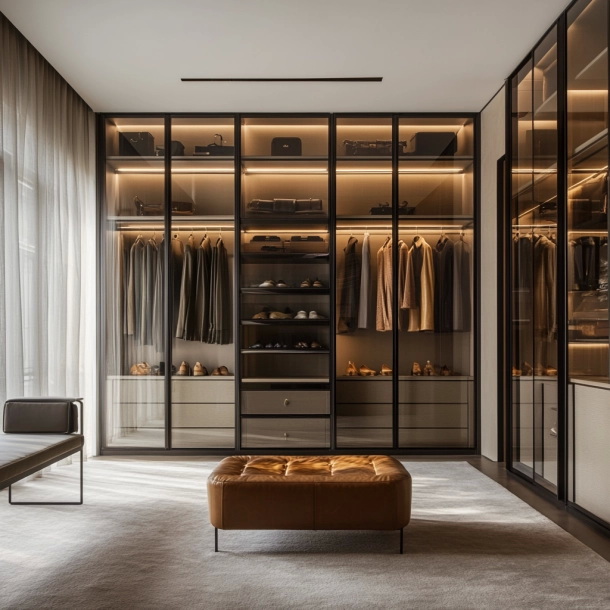Erweiterbare Holz-Schrankmöbel für moderne Schlafzimmergestaltung in Foshan 0