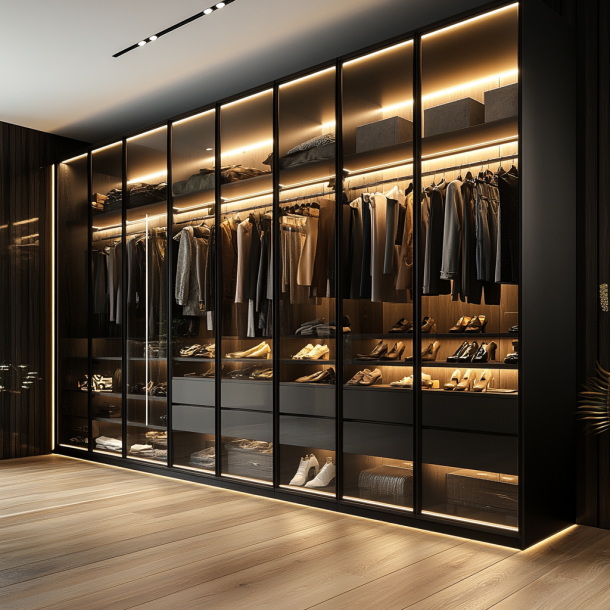 Erweiterbare Holz-Schrankmöbel für moderne Schlafzimmergestaltung in Foshan 4