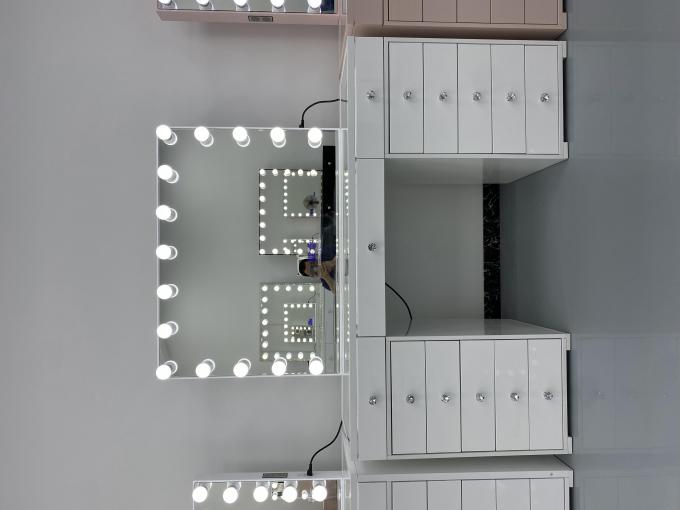 Y Verpackung Moderne Garderobe Tisch Mit Licht Spiegel Schlafzimmer Edelstück Garderobe Make-up Schreibtisch Led Spiegel Set Schubladen Garderobe 2