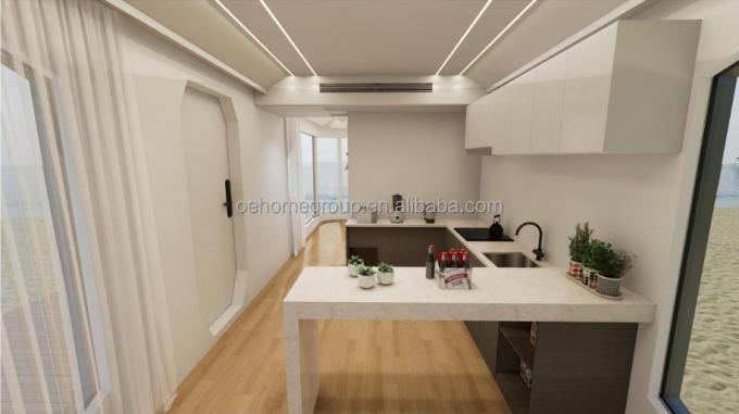 Vollständig zusammengebaute Prefab Häuser kundenspezifisches kleines Prefab Haus für Wachzimmer Prefab Haus Kit 8