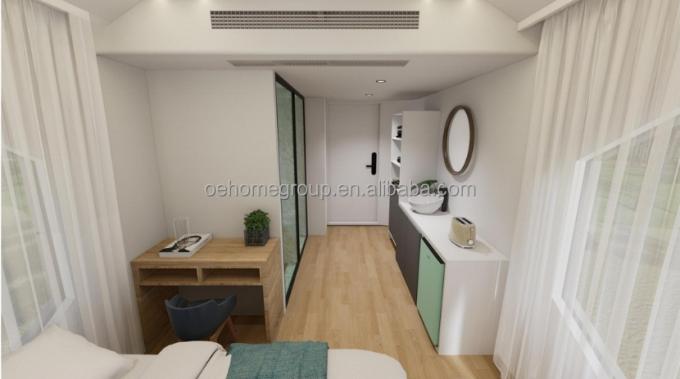 Vollständig zusammengebaute Prefab Häuser kundenspezifisches kleines Prefab Haus für Wachzimmer Prefab Haus Kit 11