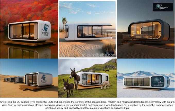 Vollständig zusammengebaute Prefab Häuser kundenspezifisches kleines Prefab Haus für Wachzimmer Prefab Haus Kit 12
