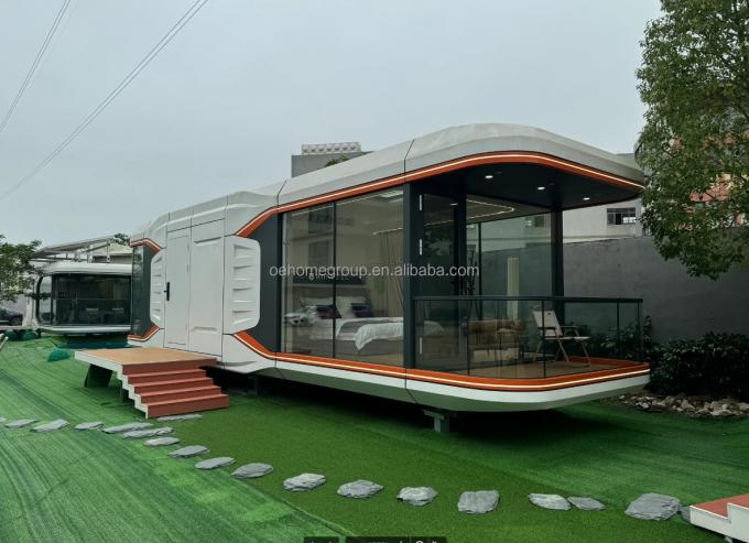 Vollständig zusammengebaute Prefab Häuser kundenspezifisches kleines Prefab Haus für Wachzimmer Prefab Haus Kit 18