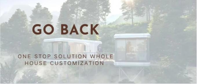 Vollständig zusammengebaute Prefab Häuser kundenspezifisches kleines Prefab Haus für Wachzimmer Prefab Haus Kit 34