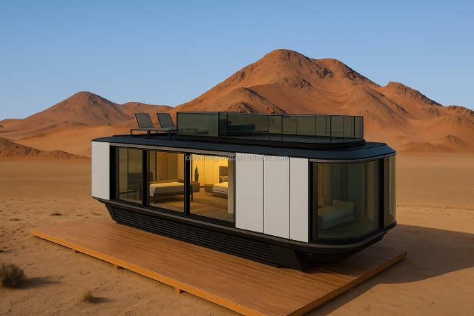 Villa Kapselhaus Mobilhotel Kapsel Kleines Zuhause Modernes Modularhaus Fertighäuser Kapselhaus 7