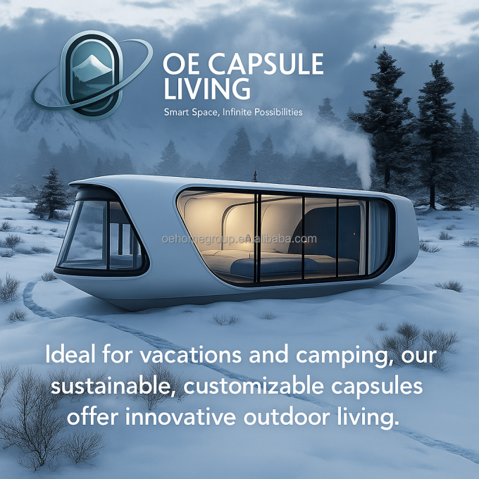 Intelligentes System Outdoor Camping Kabine Haus Mobilhaus Raum Vorgefertigter Raum Raumkapsel 2