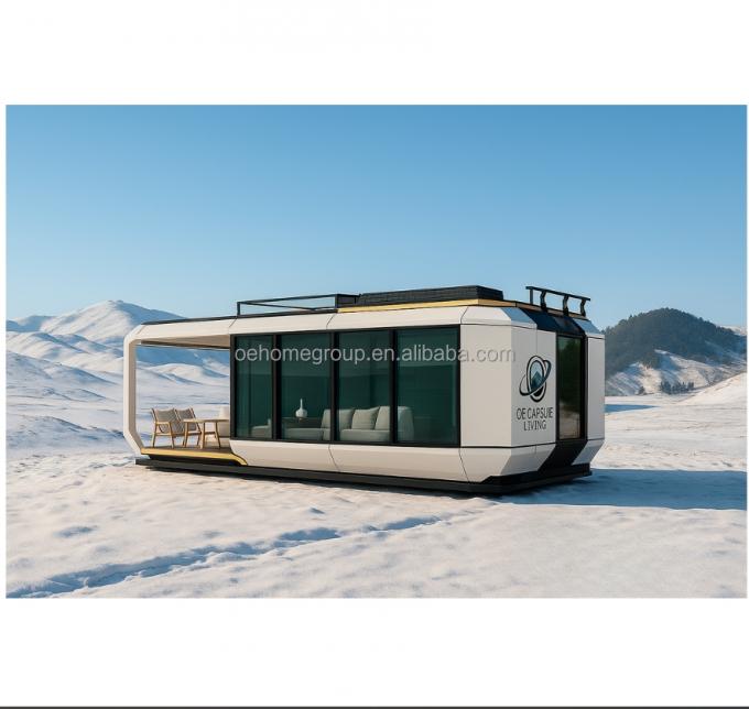 Intelligentes System Outdoor Camping Kabine Haus Mobilhaus Raum Vorgefertigter Raum Raumkapsel 4