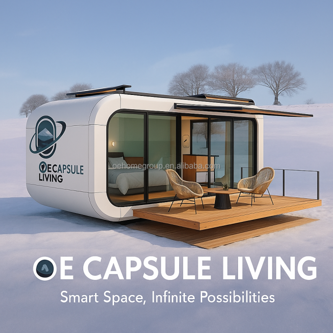 Intelligentes System Outdoor Camping Kabine Haus Mobilhaus Raum Vorgefertigter Raum Raumkapsel 7