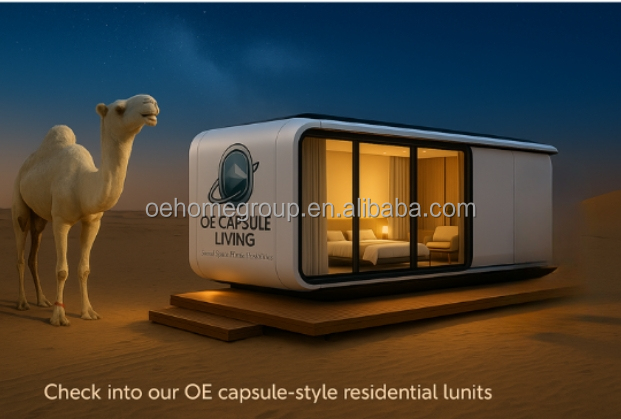 Villa Kapselhaus Mobilhotel Kapsel Kleines Zuhause Modernes Modularhaus Fertighäuser Kapselhaus 4