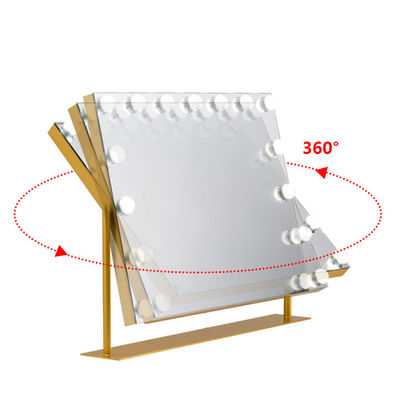 Custom Tabletop Vanity Wiederaufladbare Spiegel Licht LED