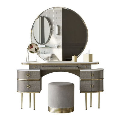MDF beleuchtete Ecke Vanity Set Stehende Garderobe