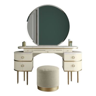 Spiegel Make-up Vanity Schreibtisch Ankleide Tisch Stuhl Set ODM