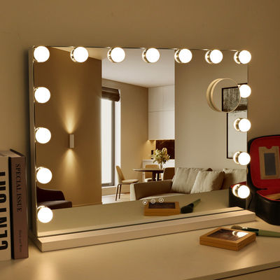 Persönliche Schönheitsmake-up-Spiegel mit Dimmable Smart-Musik und Hollywood-Vanity-Lichter
