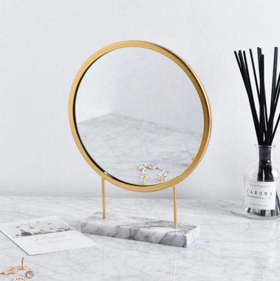 Runder Tasche Vergrößerung Make-up Spiegel für Vanity Table Custom