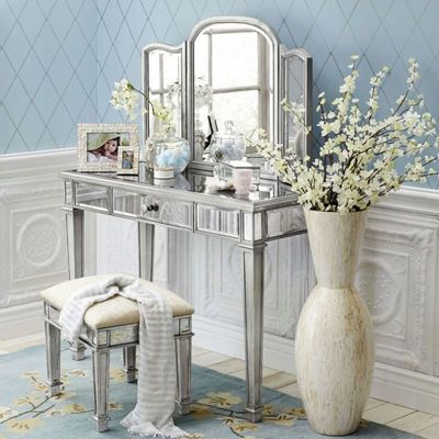 Holz-Kompaktausschrank Ecke-Vanity-Set zusammengebaut