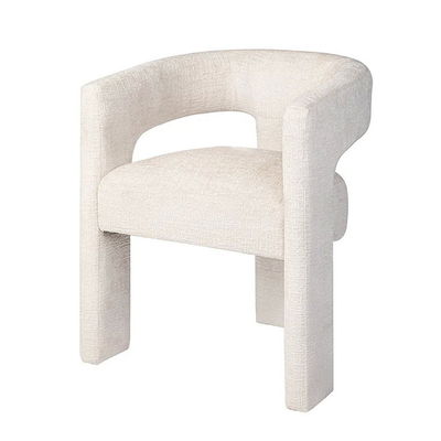 Öko-freundlicher Holz-weißer Sherpa-Akzent-Stuhl für das Esszimmer