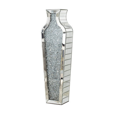 Wohndekoration Spiegelmöbel Hochflächige Vase Klarglas Kristall Für Hochzeit