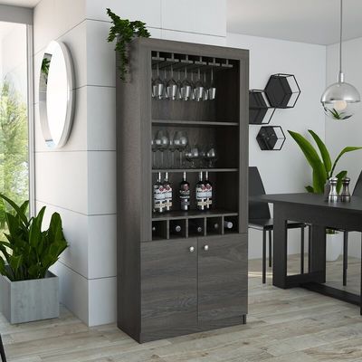 Luxus-Eckweinenschrank für Wohnzimmer Bar Küchenbildschirm Glas Moderne Möbel