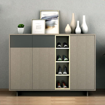 Sperrholz schlankes Holz Schuhschrank Regal Lagerung Moderne Wohnmöbel 3 Stufe