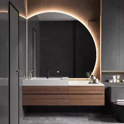 Sperrholz Moderne Badezimmer Vanity 60 Zoll Einzel Toilettenspender