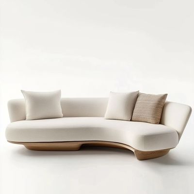 Schaumstoff-Füllmaterial Luxus Wohnzimmer Stoffsofa Samt Polster Sektionssofa für Zuhause Hotel und Ende Design