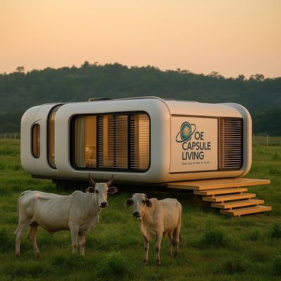 Schalldichte OEM ODM Modular Private Office Pods Außenkapsel für den Garten