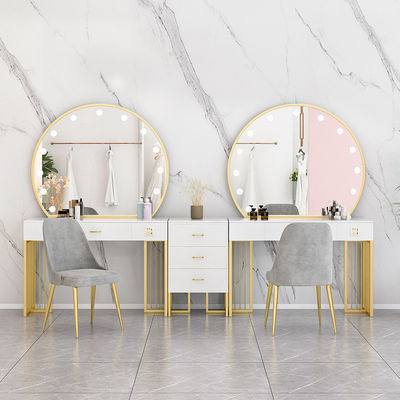 Nordic Standing Hollywood Spiegel und Schreibtisch Umkleidetisch mit Schubladen