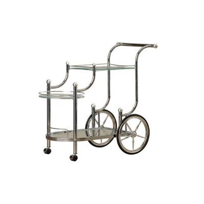 Metall Moderne Getränke Trolley Gold Glas Bar Cart Hotel Essen servieren