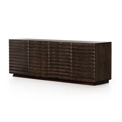 Vintage Massivholz Buffet Schrank