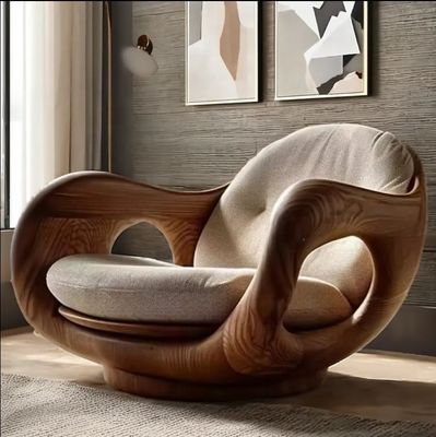 Hotel Liegetyp 1 Sofa-Sessel aus massivem Holz im italienischen Stil, kreatives, wandelbares Kabinen-Design der Ersten Klasse