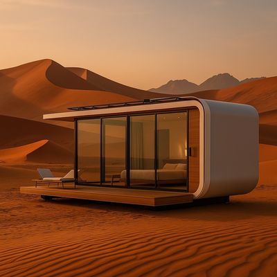 Nachhaltig mit verschiedenen Prefab Container House Tiny Portable Home Tiny Modular House Camping Hotel Raumkapsel