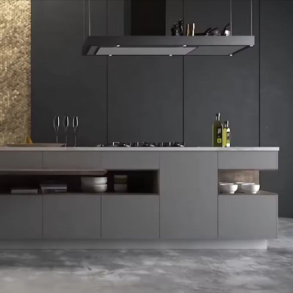 Vorgefertigte Küchenschränke Modulglas 0